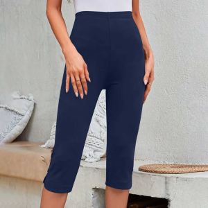 Pantalon mi-long ample femme grande taille