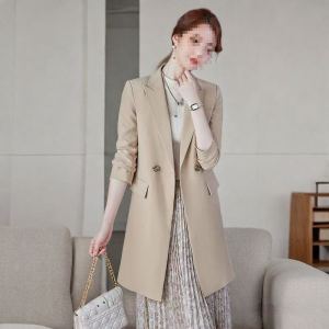 Blazer-trench casual style coréen élégant