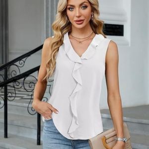 Women's Solid Color Summer Sleeveless Shirt