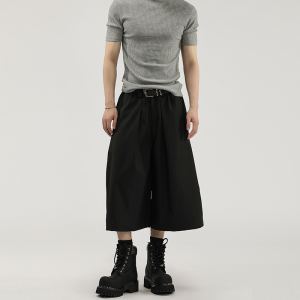 Pantalon costume large plissé homme