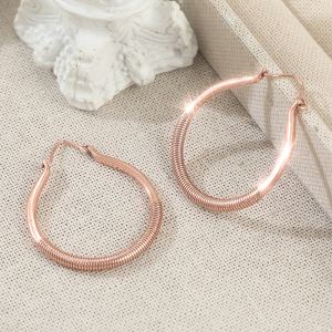 Boucles Oreilles Créoles Rétro Femme
