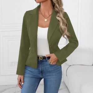 Blazer solide haut de gamme femme