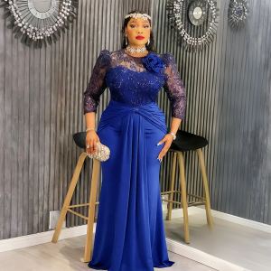 Robe en dentelle patchwork taille plus pour femme