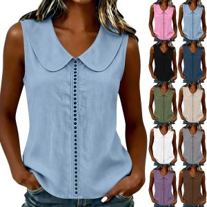 Gilet ajusté col rabattu, dentelle, style décontracté