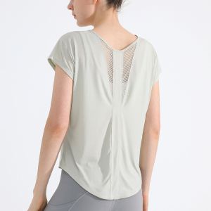 Womens Quick-Dry Sports T-Shirt Yoga Apparel